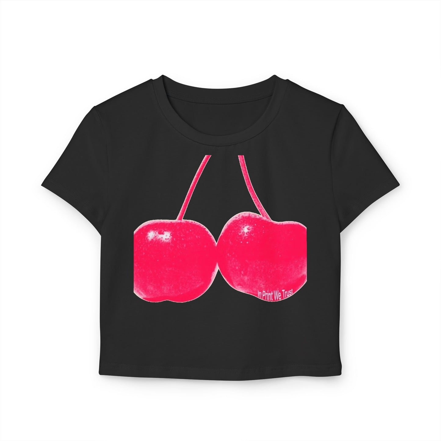 Women's  Y2K Cherry Baby Tee