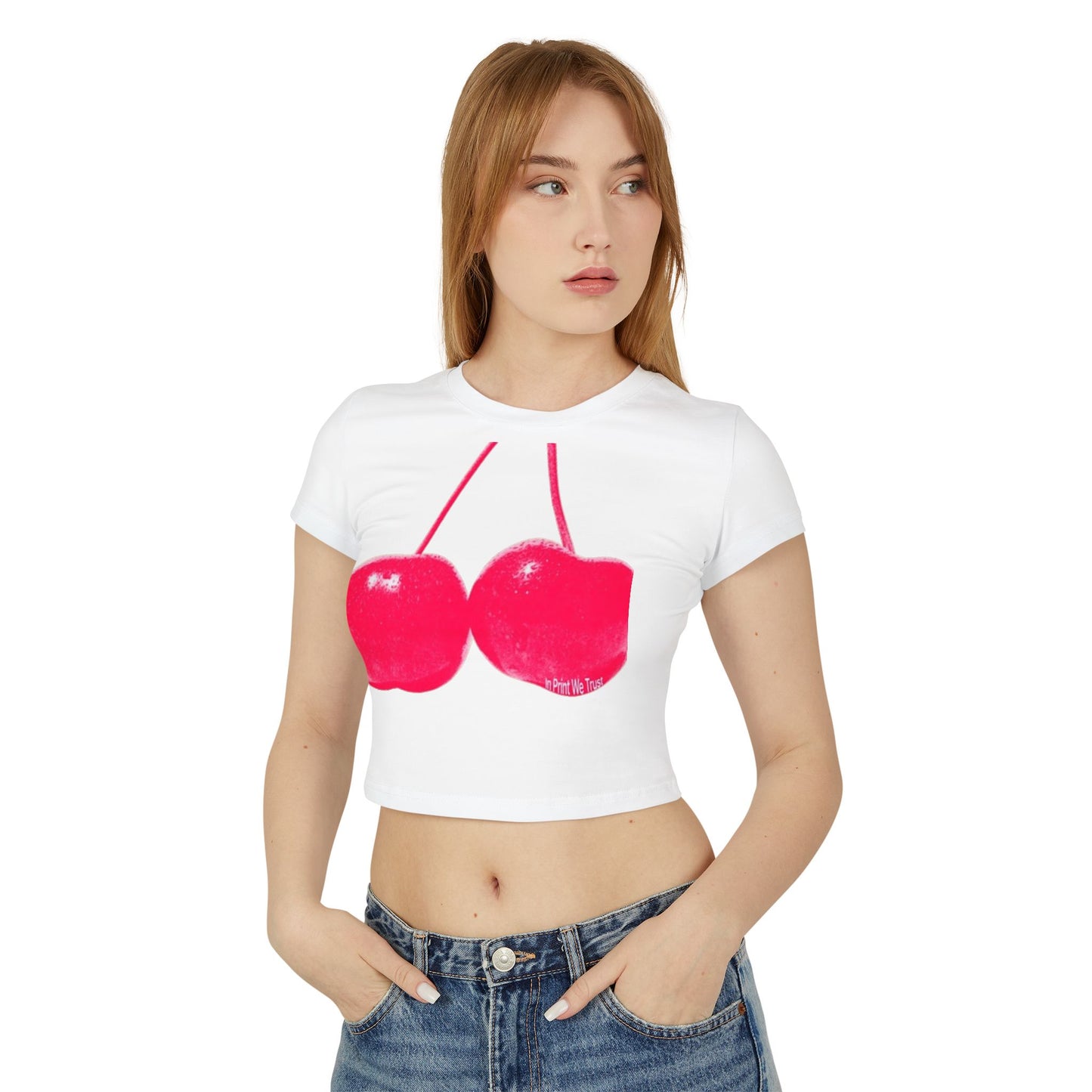 Women's  Y2K Cherry Baby Tee